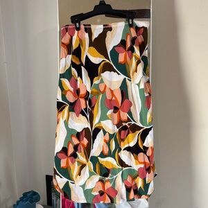 O'Neill A-Line Skirt with Bold Floral Design